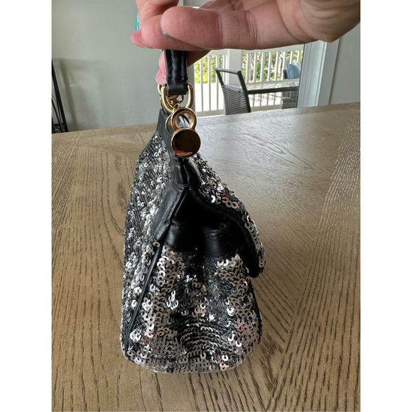 Dolce & Gabbana Black and Silver Sequin Mini Bag - Picture 5 of 9